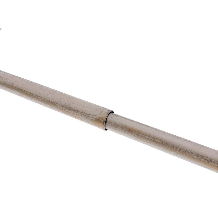 DécoProfi Gardinenstange Gardinenstange SPIRALE ausziehbar, 1-läufig, ausziehbar, mit Bohren, verschraubt, Metall, Ø 13 / 16 mm