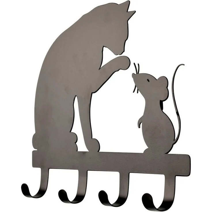 Hakenleiste "Katz und Maus"