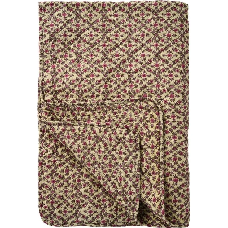 Ib Laursen Decke Quilt Tagesdecke Überwurf 180x130cm Muster Beere Lila 07942-65 – Bild 1