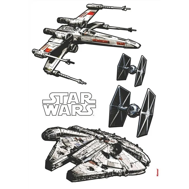 Deco-Sticker Star Wars Spaceships