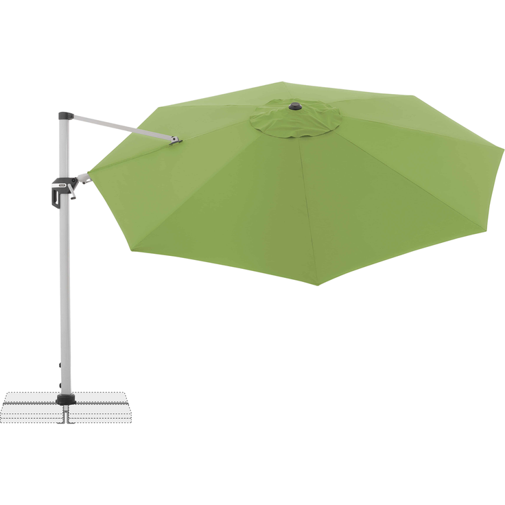 Doppler Sonnenschirm / Ampelschirm "Active Pendelschirm 370", freshgreen, Ø 370 cm – Bild 4