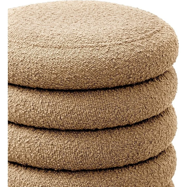 SVITA Stauraumhocker BLOSSOM XS, Pouf, Mit Stauraum, Bouclé-Bezug, Bequeme Polsterung, Modern – Bild 3