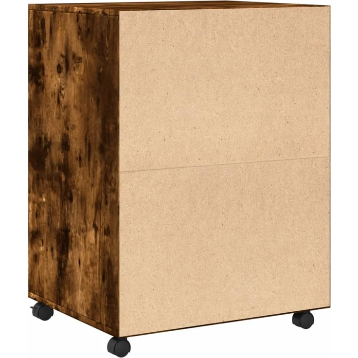 vidaXL Rollschrank Räuchereiche 60x48x81 cm Holzwerkstoff 853168 – Bild 5
