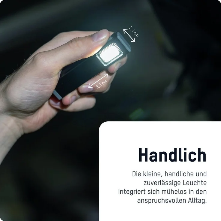 ANSMANN AG LED Arbeitsleuchte Mini-Arbeitsleuchte mit Boost-Funktion, wiederaufladbar, COB-LED – Bild 2