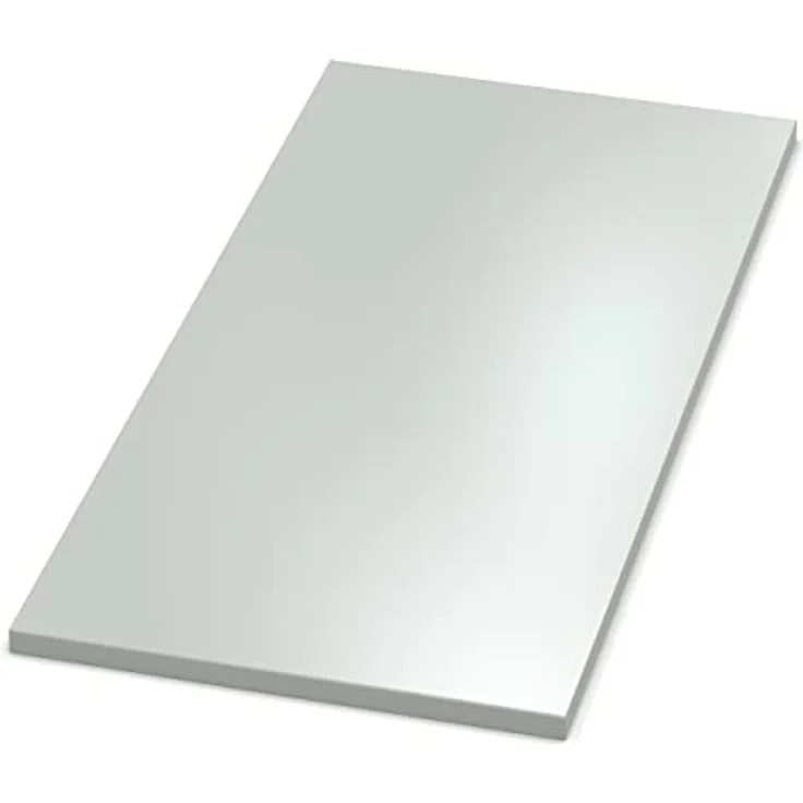 AUPROTEC Tischplatte 28mm grau 180x80 cm I Spanplatte mit 1mm ABS Kante & PU-Verleimung I melaminharzbeschichtet I elegant & wasserabweisend – Bild 1