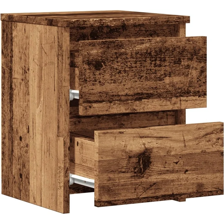 vidaXL Nachttisch Altholz-Optik 30×30×40 cm Holzwerkstoff 855846 – Bild 6