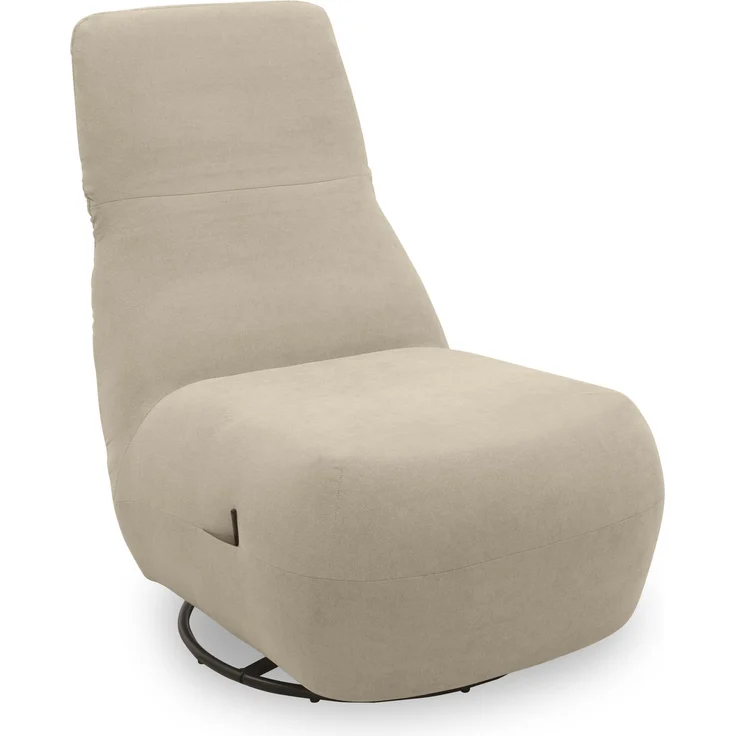 DOMO. collection Sessel 700024, Polstersessel, Drehfunktion, gepolsterte Rückenlehne, Rückenfunktion, Wippfunktion, Hochlehner, Polstergarnitur, 68 x 88 x 67 (BxTxH), beige – Bild 7