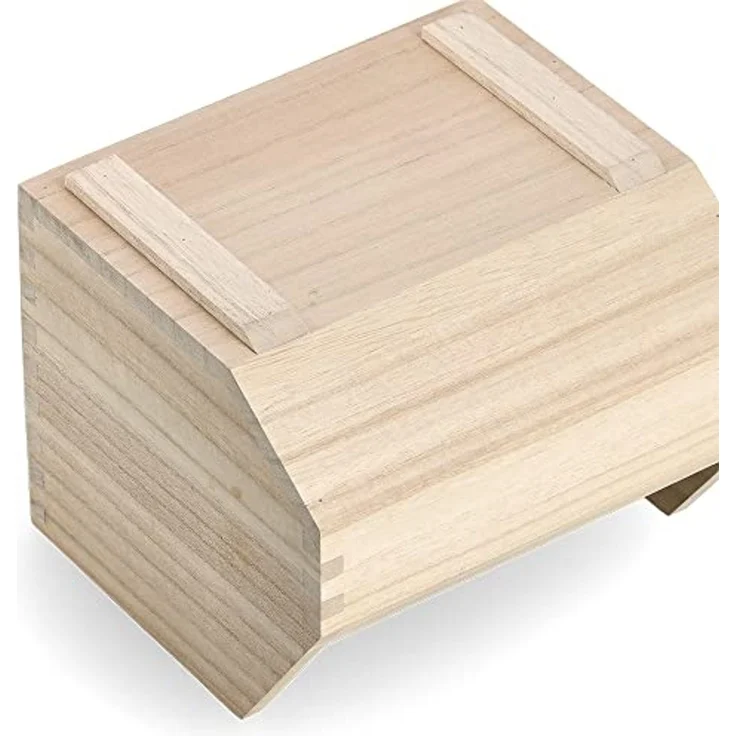 Zeller Present Aufbewahrungskorb Stapelkiste, Holz – Bild 4