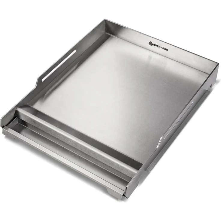 BURNHARD® Premium Plancha Grillplatte Edelstahl für Gasgrill GRANT - Schwarz - #946371 – Bild 1
