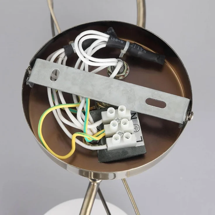 Lindby Deckenleuchten Leanda, Glas Bronze IP20, 4 x 40 W – Bild 6