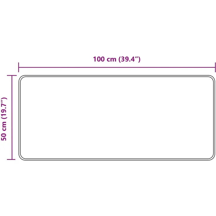 vidaXL Teppichläufer MARSA Sand 50x100 cm Polyester und PVC 42023102 – Bild 7