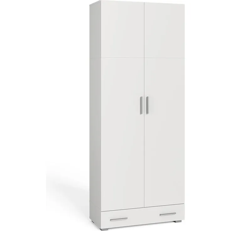 Aktenregal Ingo Weiß 80 x 182.4 cm mit Schublade Vicco