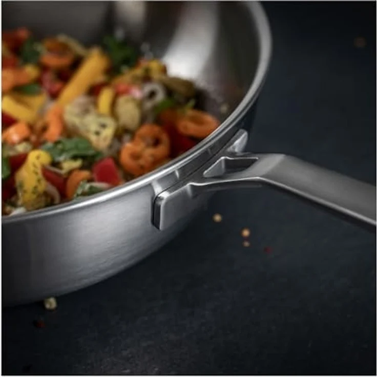Kuhn Rikon Culinary Fiveply Wok unbeschichtet 28 cm – Bild 5