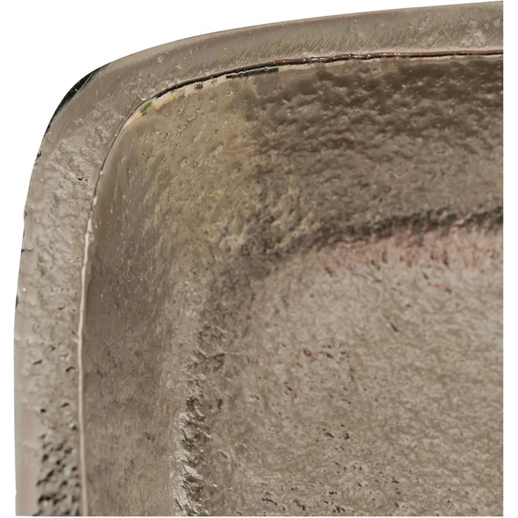 BOLTZE GRUPPE GmbH Tablett Deko-Tablett VENDI, 29 x 14,5 cm, Silbergrau, Aluminium, (1-tlg) – Bild 2