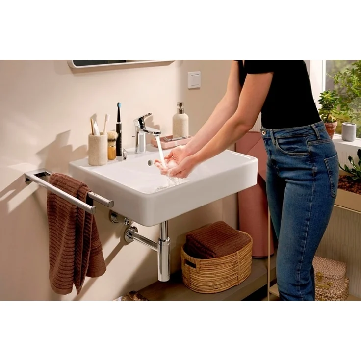 hansgrohe Handtuchhalter ADDSTORIS chrom 445mm 2-armig – Bild 5