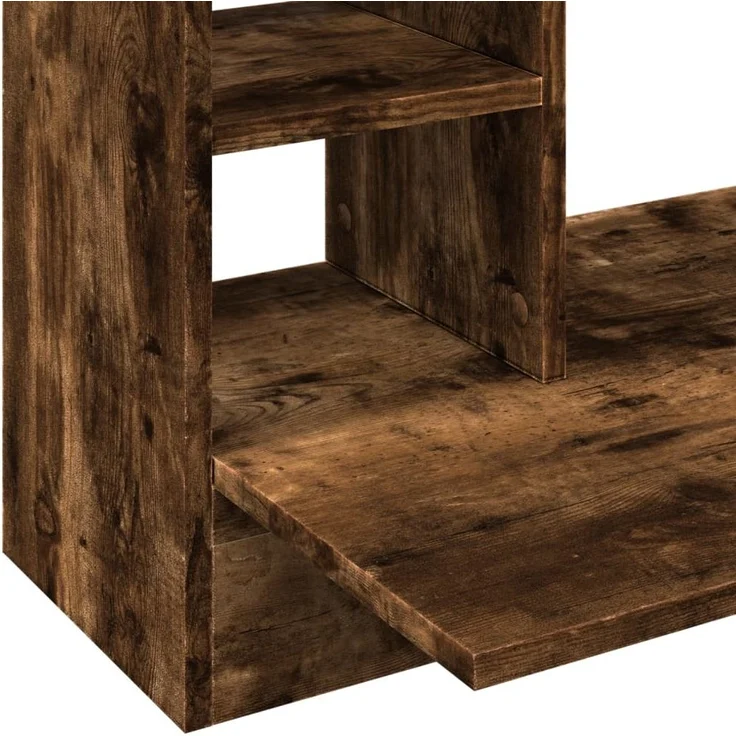 vidaXL Wand-Schreibtisch Räuchereiche 105x48x75 cm Holzwerkstoff 847972 – Bild 7