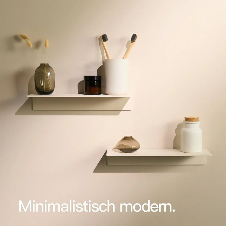 Designfabrik Hamburg Badregal DFHH KR, 2-tlg, Ohne Bohren – Bild 3