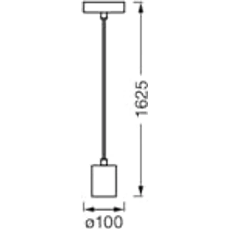 OSRAM Hängelampe VINTAGE 1906 BOBBIN, Pendelleuchte aus schwarzem Metall, Ø 10 cm, E27 Sockel – Bild 11