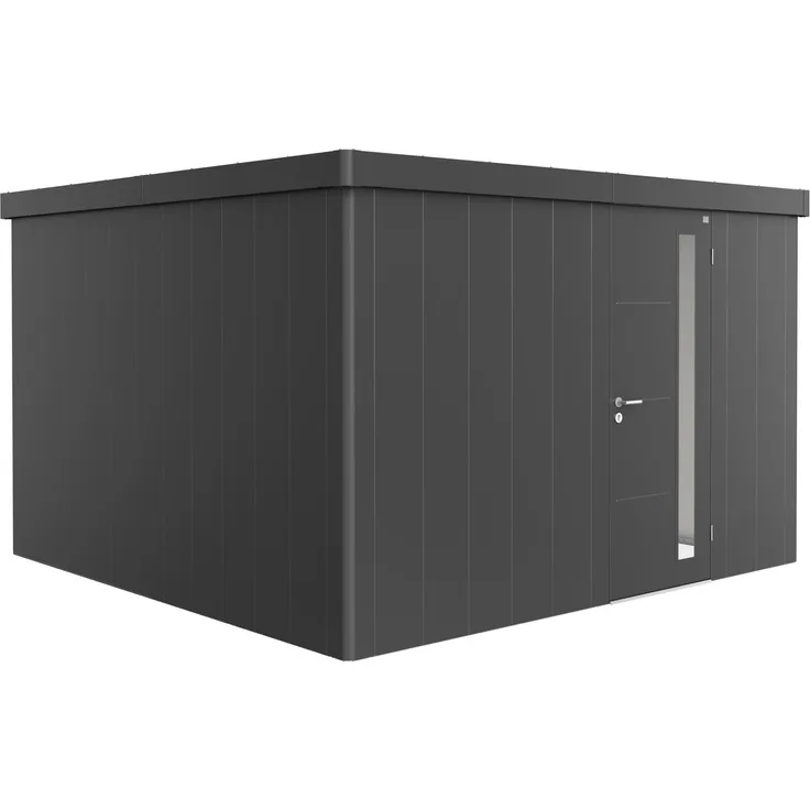 Biohort Gerätehaus Neo, 4D: 348 x 348 x 222 (b x t x h) cm, dunkelgrau-metallic