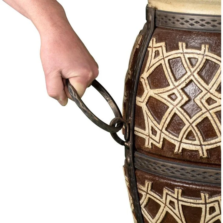 Tandoor Marrakesch Lehmofen aus Schamott Premium 9-teilig – Bild 4