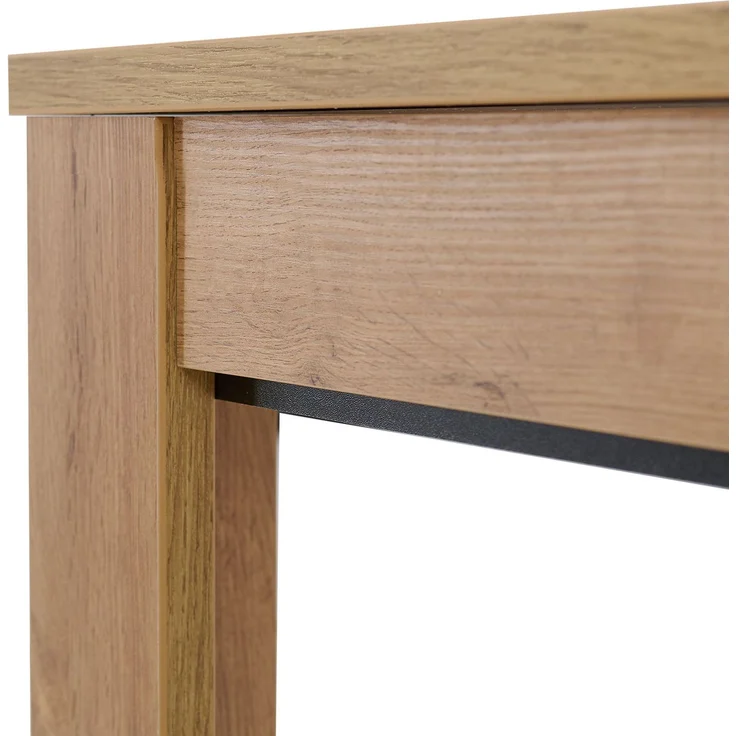 Esstisch ausziehbar 135x86 cm Wohnzimmertisch Holz Eiche Küchentisch Esszimmertisch Holztisch Tisch – Bild 9