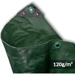 Gewebeplane Hobby 4x6m 120g./qm, grün