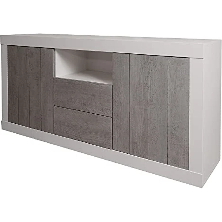 Talamo Italia - Einzelbett Claire, Bettkasten mit Stoffbezug, 100 % Made in Italy, Öffnung vorne, inklusive Matratze 90x200 cm, Blau – Bild 3
