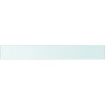 vidaXL Regalboden Glas Transparent 110x15 cm 243848