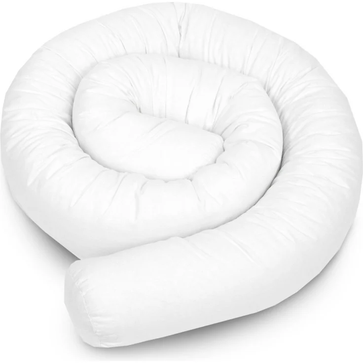 Amilian Nestchenschlange Bettschlange 210cm - Seitenschläferkissen - Nestschlangen, (Nestchenschlange für Kinderbett, Nestchen, Bettumrandung als Kopfschutz, Kantenschutz für Ihr Babybett), Nestchen - Bettumrandung als Kopfschutz - Kantenschutz für Bab... – Bild 1