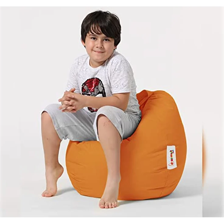 WELL HOME MOBILIARIO & DECORACIÓN Outdoor Sitzsack für Kinder, Orange – Bild 6