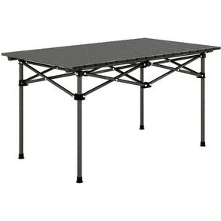 COSTWAY Campingtisch Klapptisch, mit Aluminium-Tischplatte – Bild 6