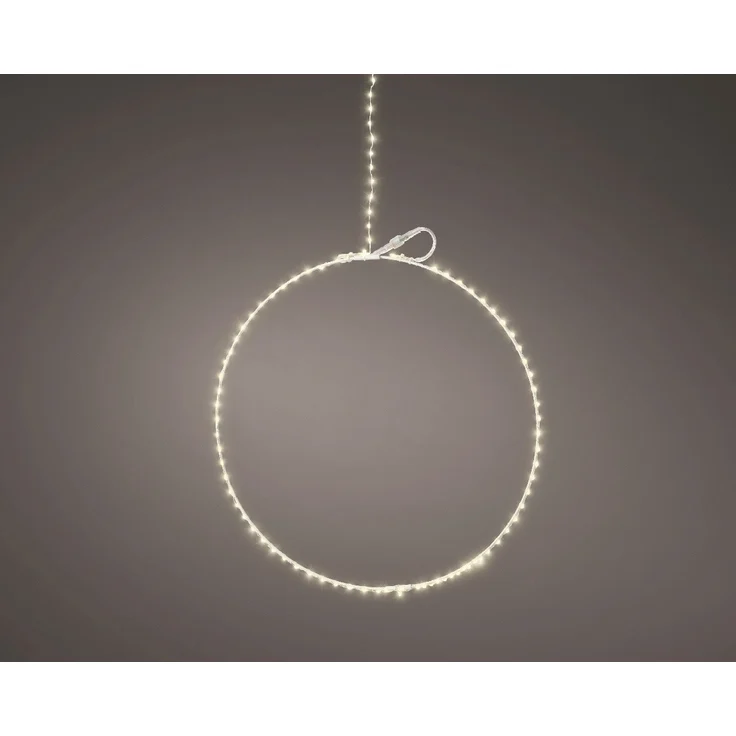 Kaemingk Metall Kreis beleuchtet 165 Lichter Ø 58 cm – Bild 1