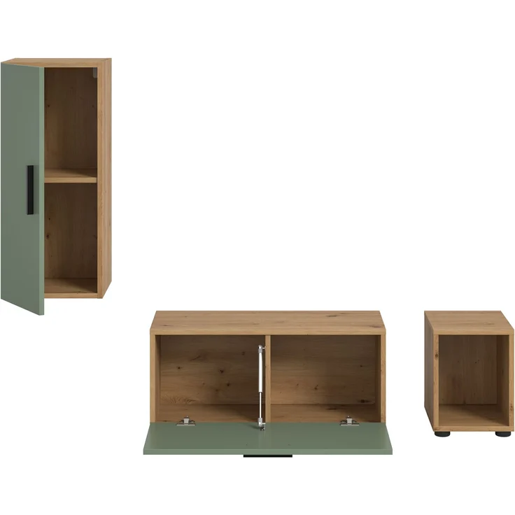 The One Wohnwand in Smoke Green Nachbildung – Bild 3
