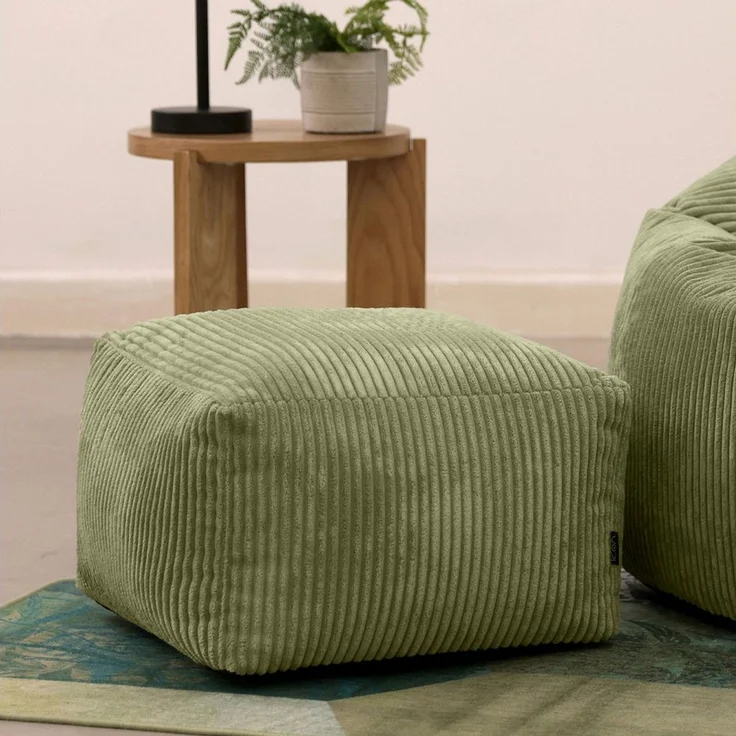 icon Pouf aus Cord „Amara“, mit Füllung – Bild 2