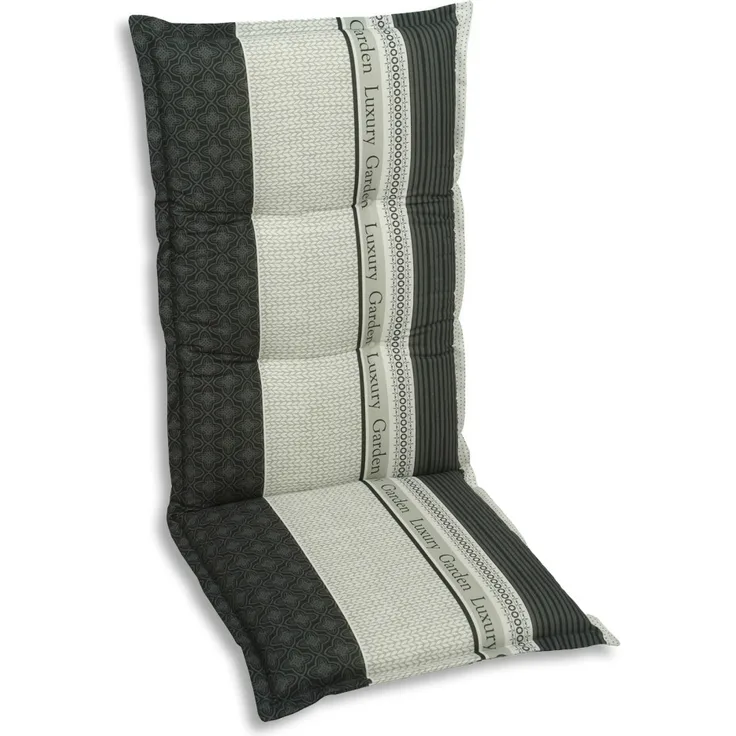 GO-DE Mittellehner-Auflage 110x50x7 cm grau Sitzkissen Sitzpolster Sitzauflage