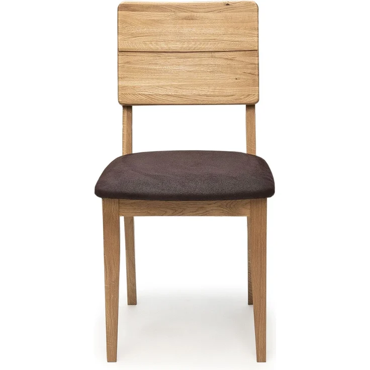 Esszimmerstuhl 2er-Set Dyan Massivholz Wildeiche/Braun – Bild 2