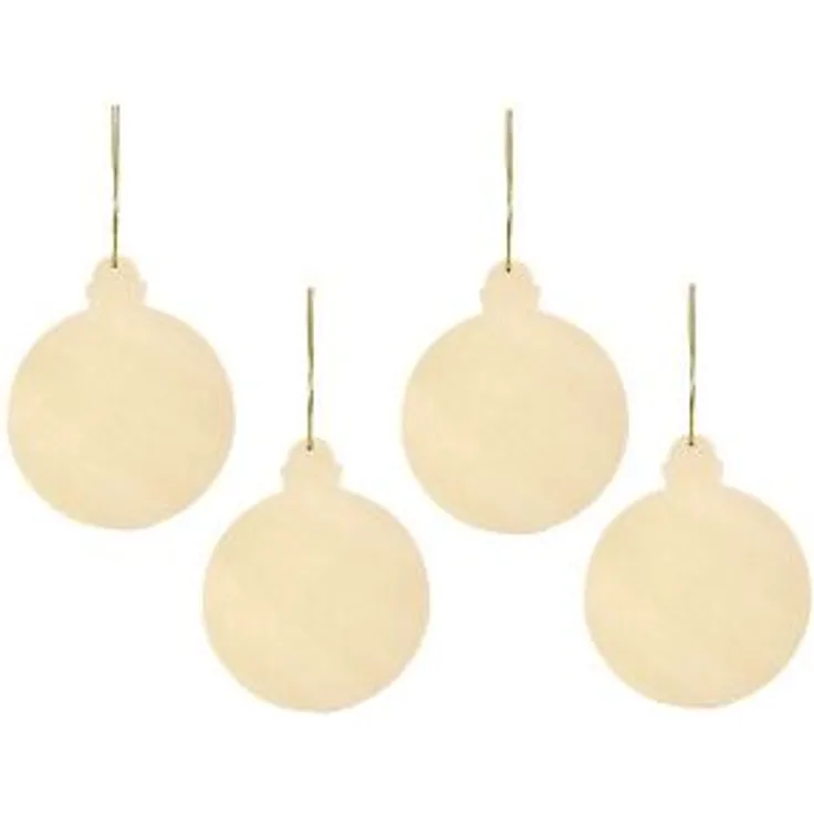 Christbaumkugeln 4er Set D: 11 cm, 3 mm stark