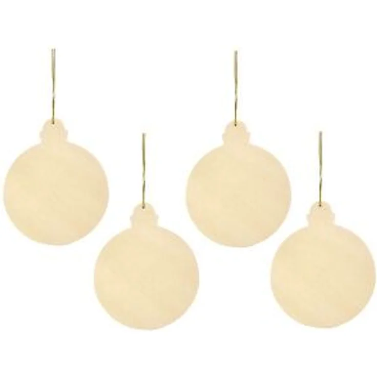 Christbaumkugeln 4er Set D: 11 cm, 3 mm stark