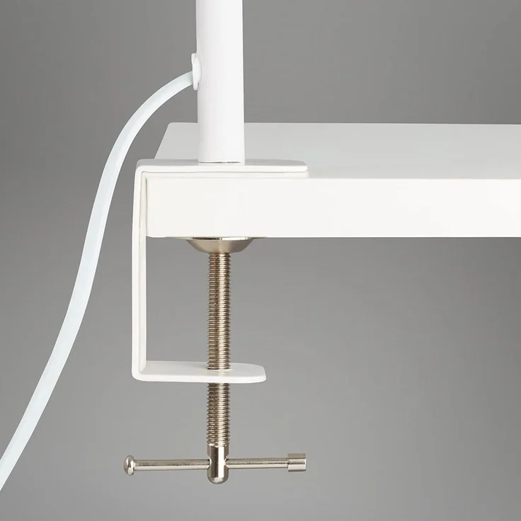 LED Klemmleuchte, Tischlampe, verstellbar, H 80,5 cm – Bild 7