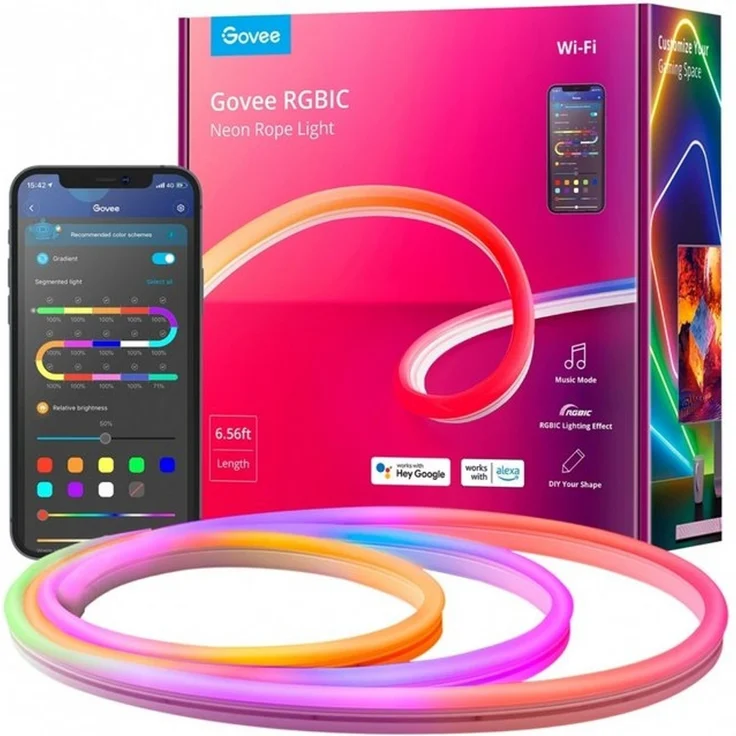 Govee RGBIC Neon Rope Light EEK G – Bild 4