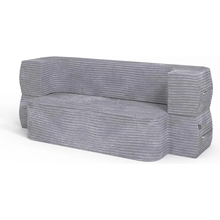 Sofa Lille Grau 190 cm mit Schlaffunktion Vitalispa – Bild 1