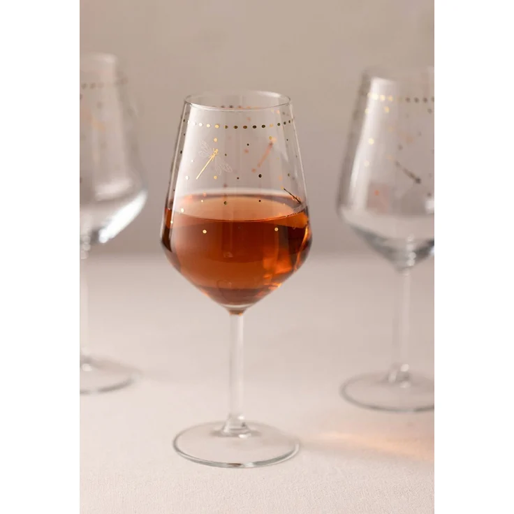 Hermia Concept 'Dragonfly 490' Weingläser-Set (4-teilig), Transparent, 9,1 x 9,1 x 21,8 cm, 490 ml – Bild 2