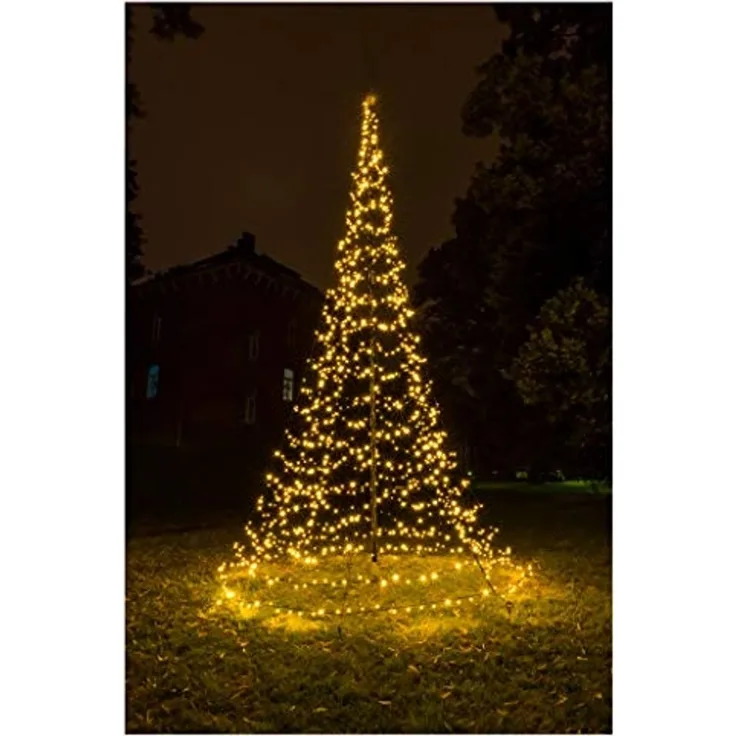 LED Tannenbaum Galaxy 600 cm 960 warmweiße LED, für Fahnenmast geeignet