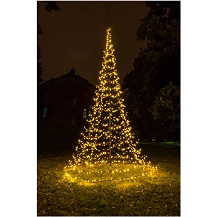 LED Tannenbaum Galaxy 600 cm 960 warmweiße LED, für Fahnenmast geeignet – Bild 1