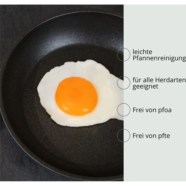 Pfannen Bratpfannen Pfannenset Cerafit Plasma Antihaft Beschichtung Genius NEU Pfanne Ø28cm + Glasdeckel 24696 – Bild 6
