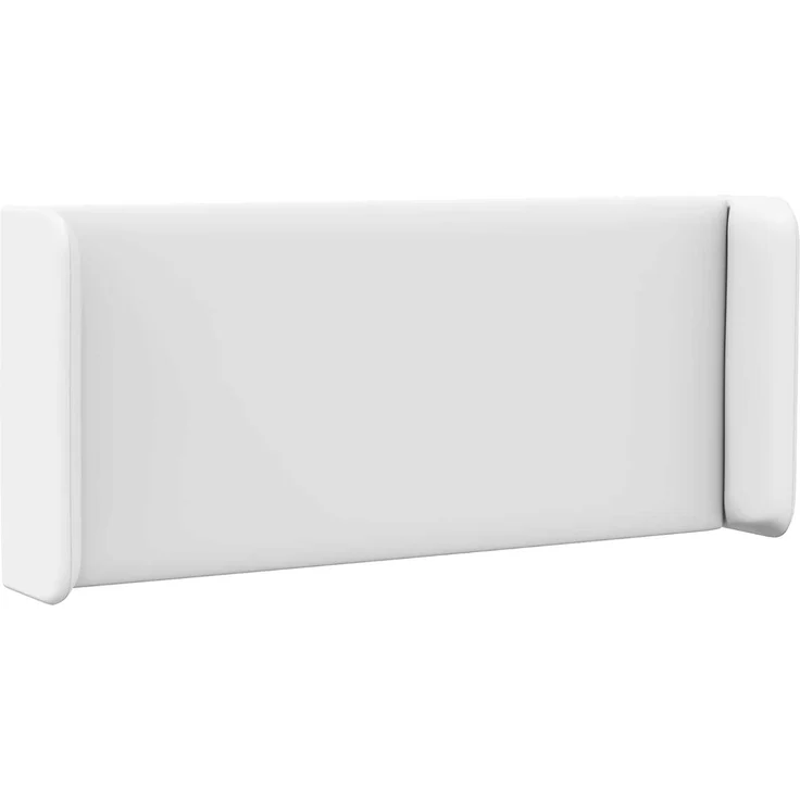 vidaXL Kopfteil Ohr Weiß PVC 346585 – Bild 3