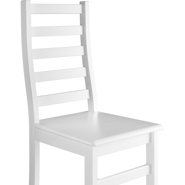 Moderne weiße Essgruppe mit Tisch und 2 Stühle Kiefer Massivholz 90.70-50 A W Set 21 – Bild 8