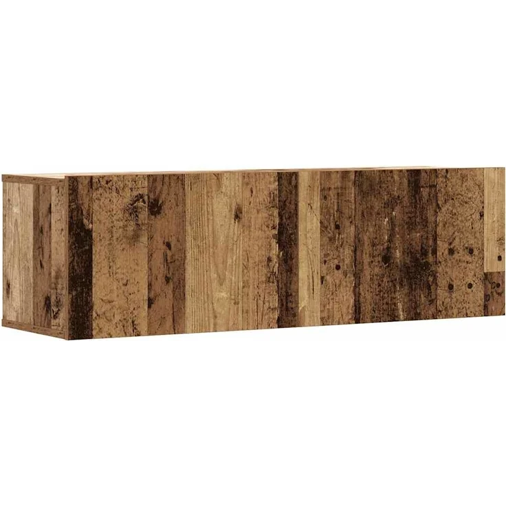 vidaXL 5-tlg. TV-Schrank-Set Wandmontage Altholz-Optik Holzwerkstoff 3328999 – Bild 3