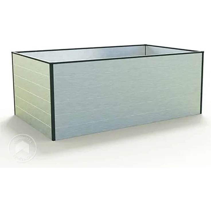 GFP Hochbeet Kräuter-Gemüse-Beet Aluminium CHRISTINA - 195x119x77cm - Aluminium eloxiert – Bild 2