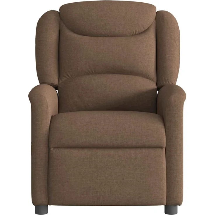 vidaXL Massagesessel Braun Stoff 4015610 – Bild 3